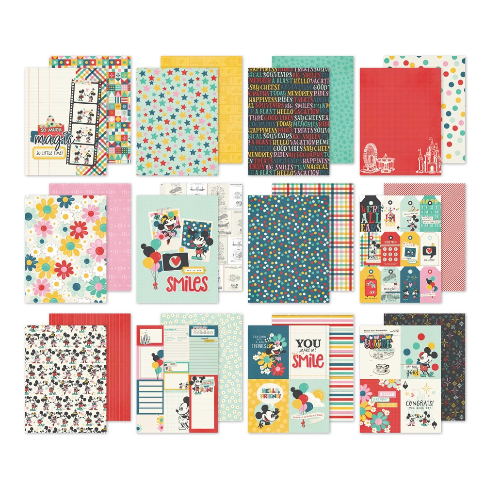 Simple Stories Say Cheese Happiest Place 6x8 Inch Paper Pad (26223)