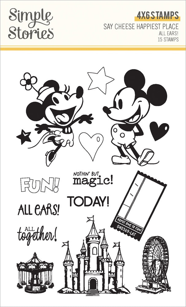Simple Stories Say Cheese Happiest Place Stamps All Ears! (26224)