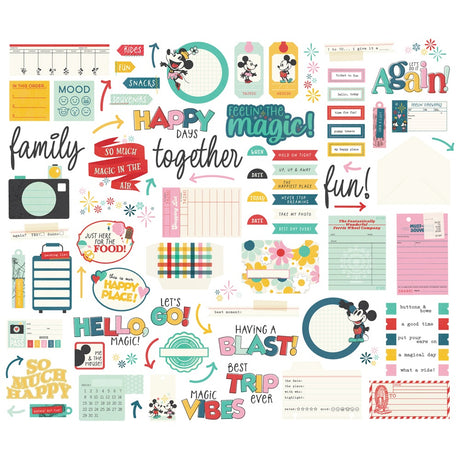 Simple Stories Say Cheese Happiest Place Journal Bits & Pieces (26228)