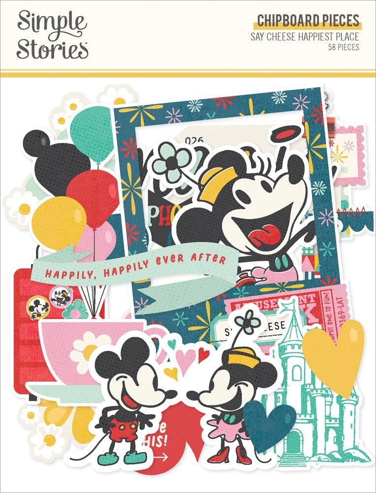 Simple Stories Say Cheese Happiest Place Simple Pages Pieces (26234)