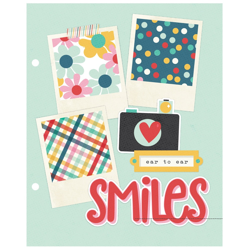 Simple Stories Say Cheese Happiest Place 6x8 Inch SN@P! Binder Inserts (26233)