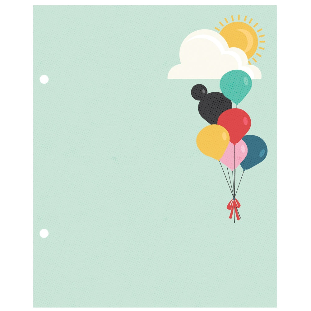Simple Stories Say Cheese Happiest Place 6x8 Inch SN@P! Binder Inserts (26233)