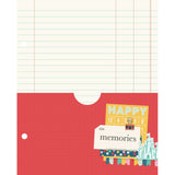 Simple Stories Say Cheese Happiest Place 6x8 Inch SN@P! Binder Inserts (26233)