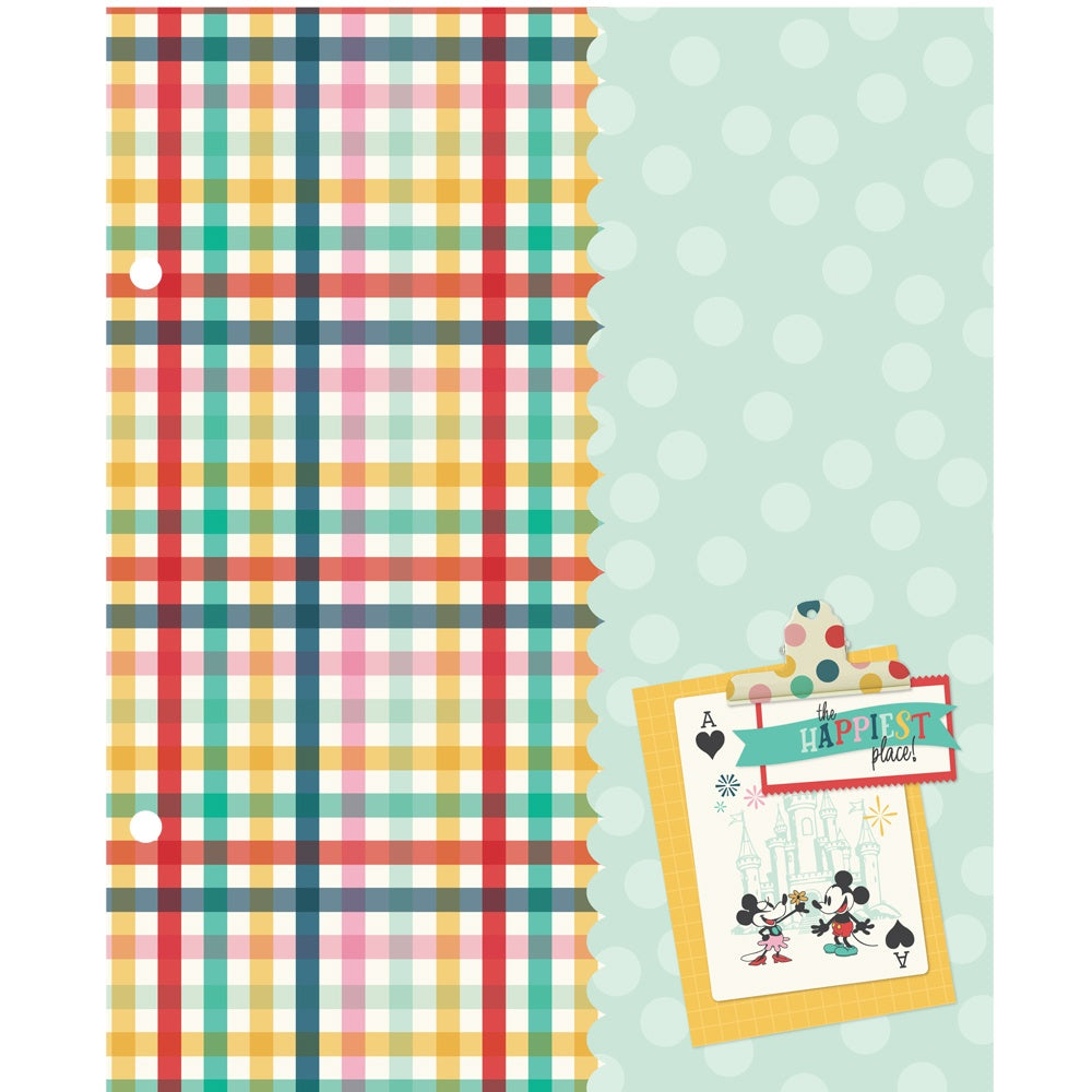 Simple Stories Say Cheese Happiest Place 6x8 Inch SN@P! Binder Inserts (26233)