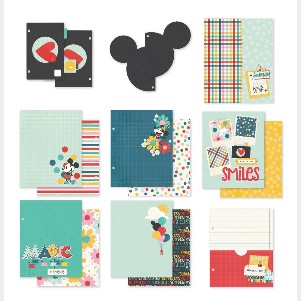 Simple Stories Say Cheese Happiest Place 6x8 Inch SN@P! Binder Inserts (26233)