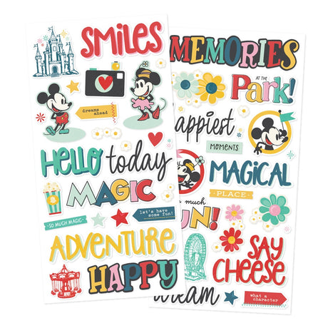 Simple Stories Say Cheese Happiest Place Foam Stickers (26230)