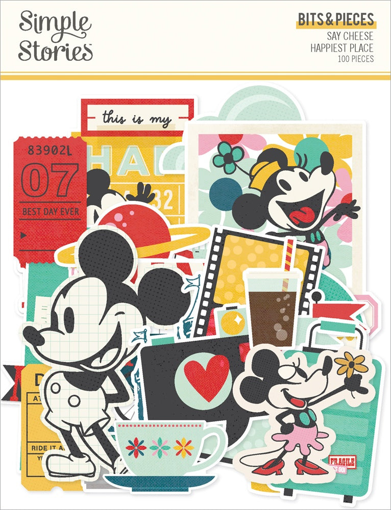 Simple Stories Say Cheese Happiest Place Bits & Pieces (26227)