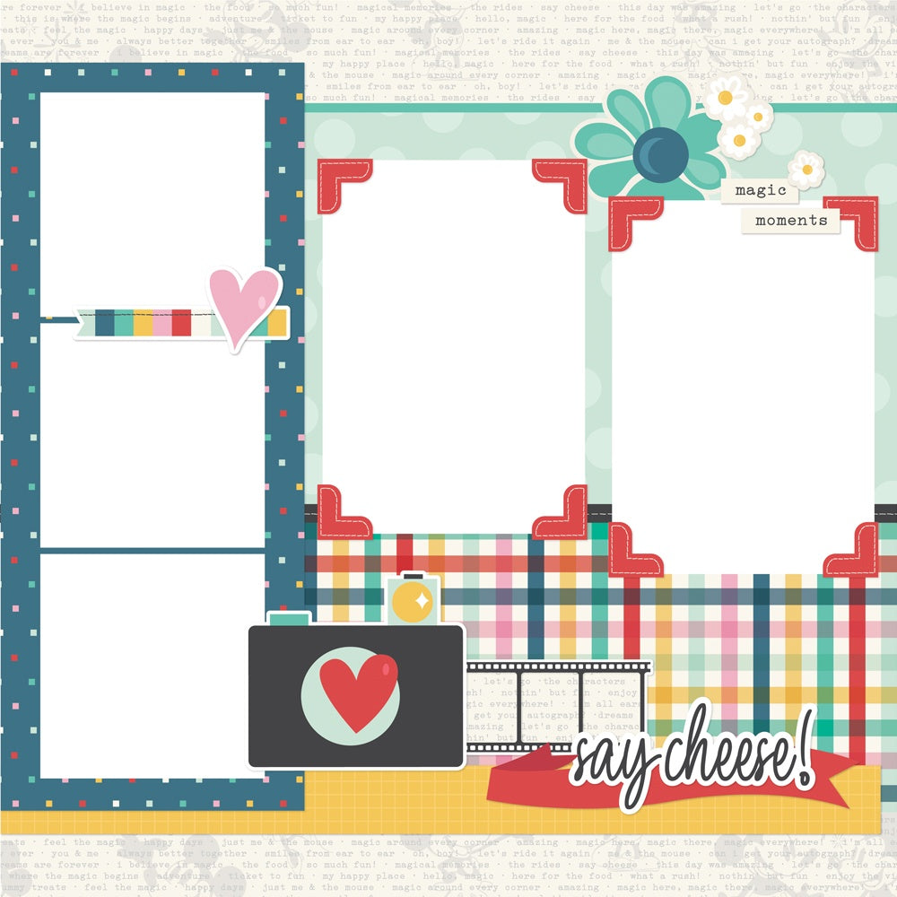 Simple Stories Say Cheese Happiest Place Simple Pages Kit (26238)