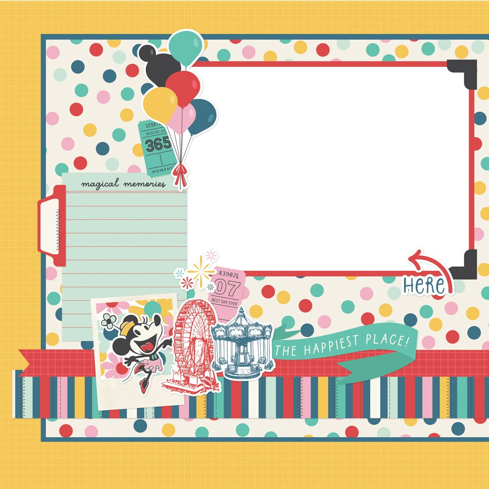Simple Stories Say Cheese Happiest Place Simple Pages Kit (26238)