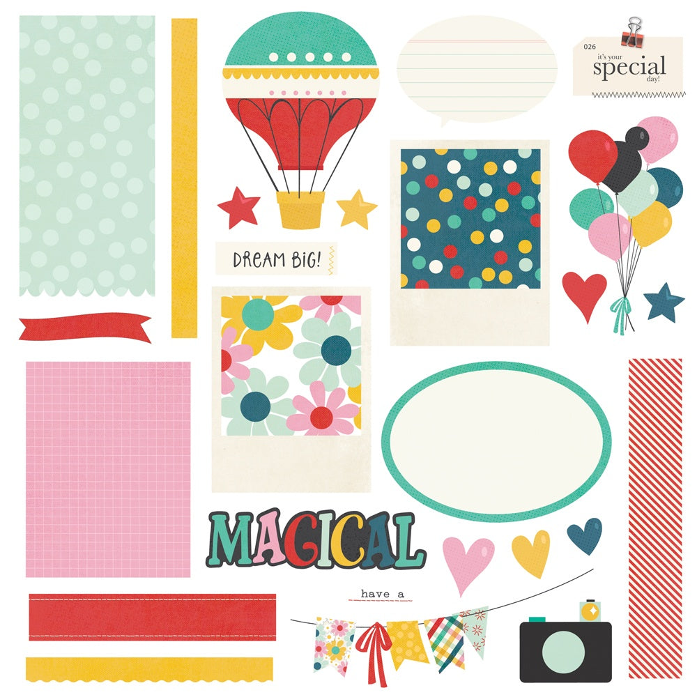 Simple Stories Say Cheese Happiest Place Simple Cards Kit (26237)