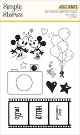 Simple Stories Say Cheese Happiest Place Stamps Hello Magic! (26225)