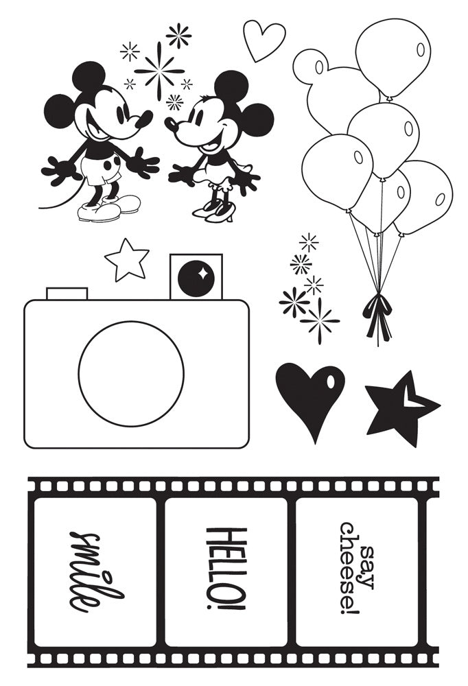 Simple Stories Say Cheese Happiest Place Stamps Hello Magic! (26225)
