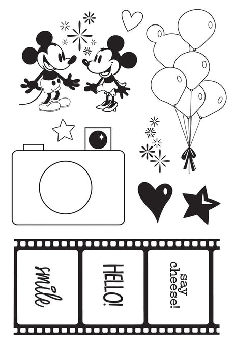 Simple Stories Say Cheese Happiest Place Stamps Hello Magic! (26225)