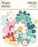 Simple Stories Say Cheese Happiest Place Floral Bits & Pieces (26229)