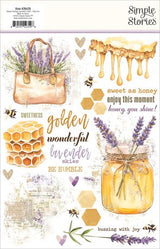 Simple Stories Simple Vintage Lavender Fields Rub Ons (26429)