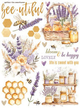 Simple Stories Simple Vintage Lavender Fields Rub Ons (26429)