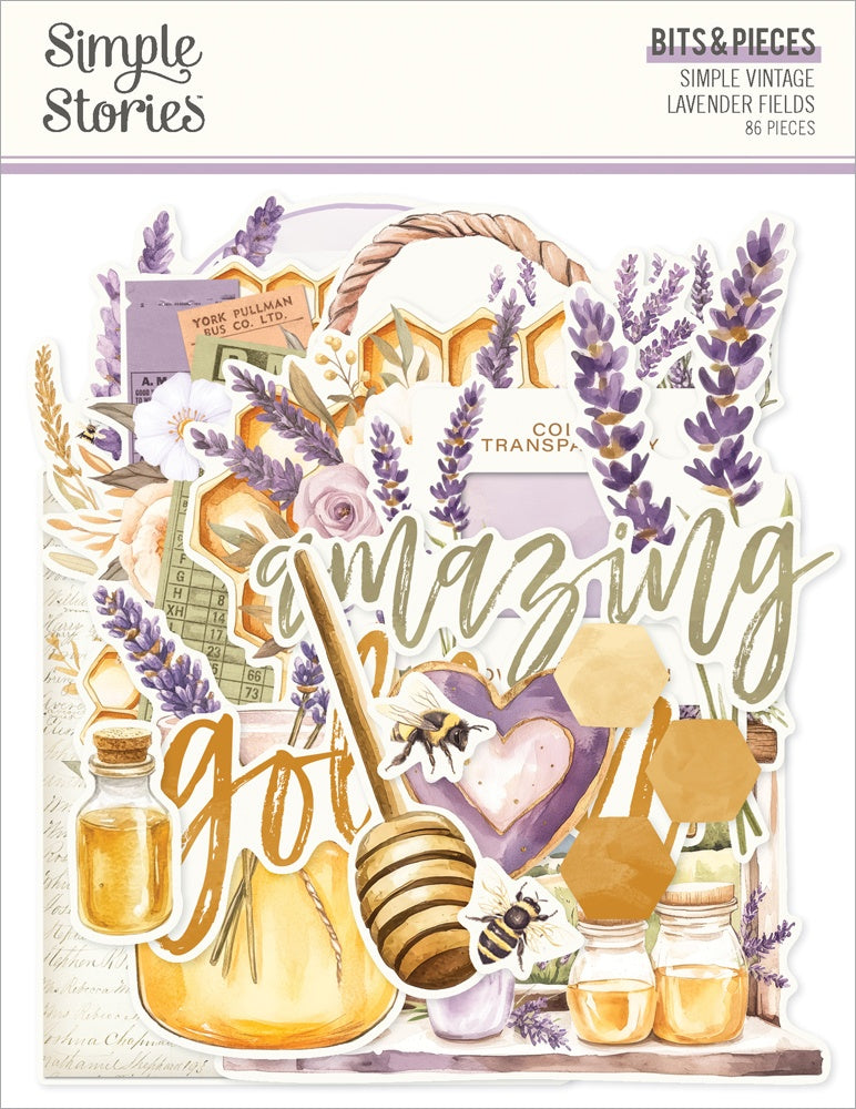 Simple Stories Simple Vintage Lavender Fields Bits & Pieces (26426)