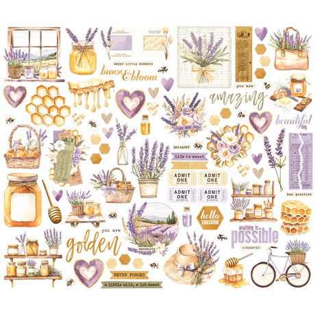 Simple Stories Simple Vintage Lavender Fields Bits & Pieces (26426)