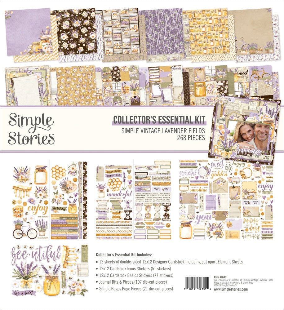 Simple Stories Simple Vintage Lavender Fields Collector's Essentials Kit (26401)