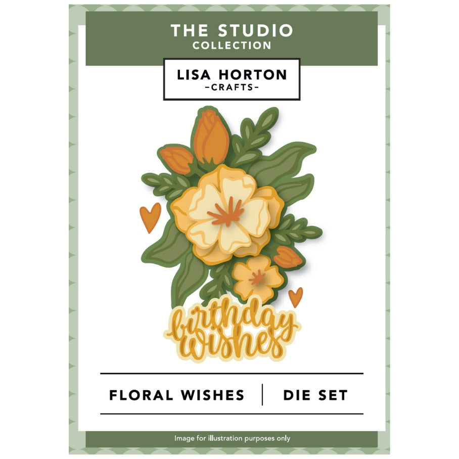 Lisa Horton Crafts Main Die Set Main Floral Wishes