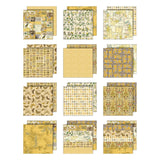 Tim Holtz - Advantus Idea-ology Double- Sided Cardstock 8"X8" 12/Pkg Palette Collection: Yellow