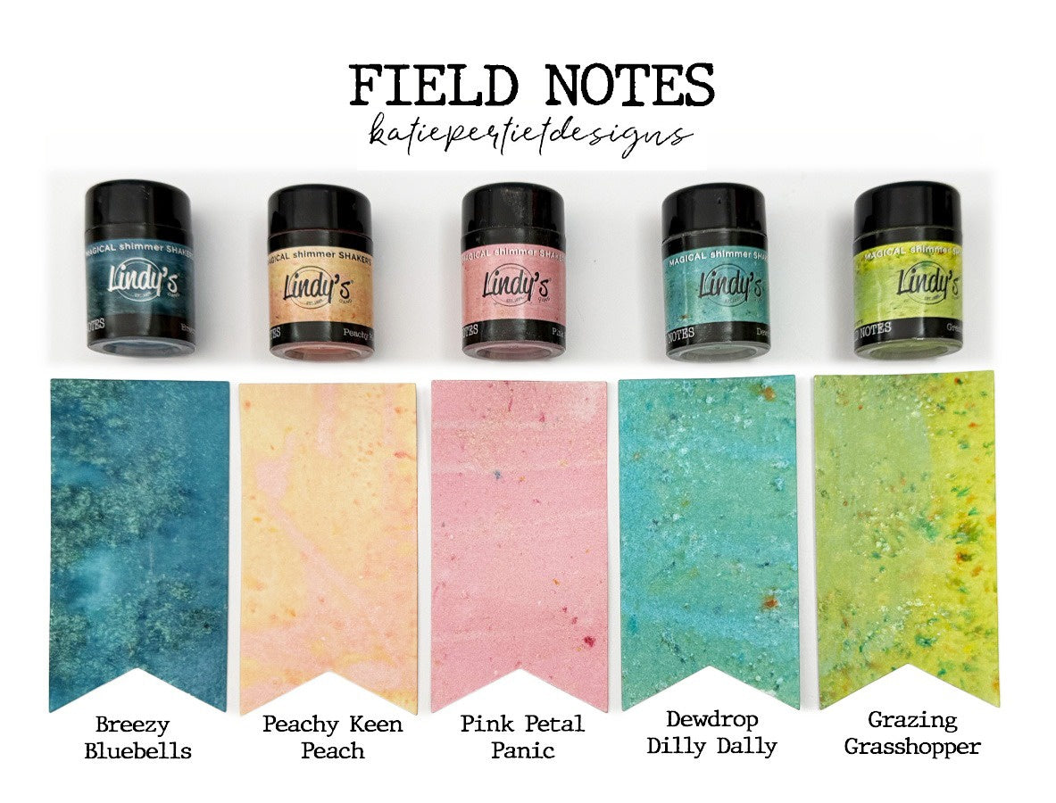 Lindy's Stamp Gang Magical Shaker 2.0 Set 5/Pkg Field Notes