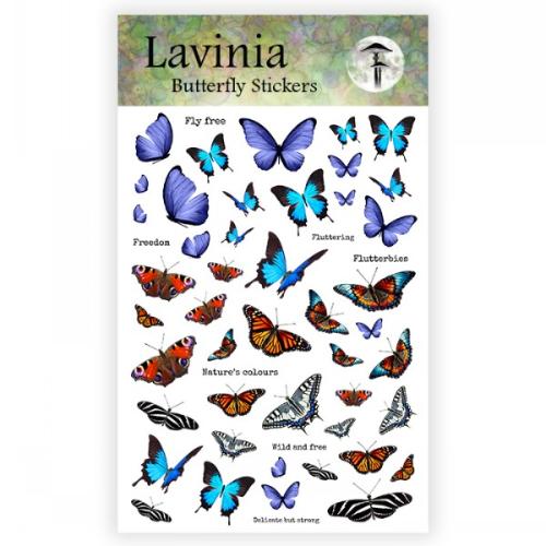 Lavinia Stamp Butterfly Stickers