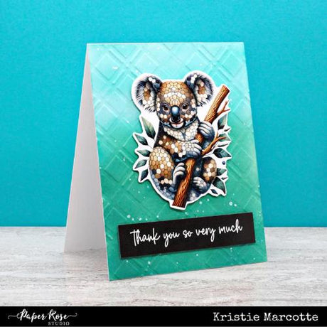Paper Rose Studio Ben's Plaid 3D Embossing Folder 32157