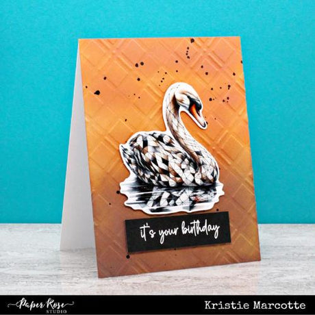 Paper Rose Studio Ben's Plaid 3D Embossing Folder 32157