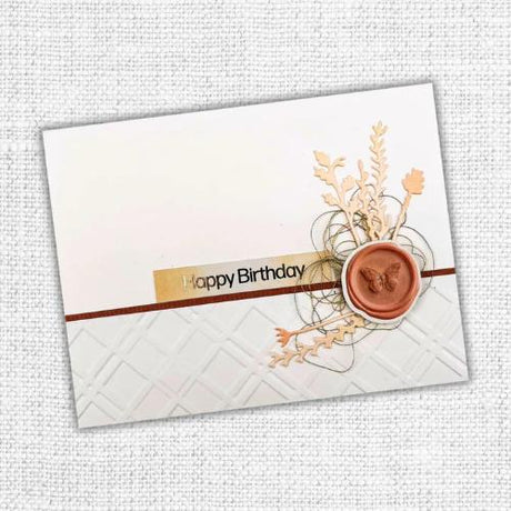 Paper Rose Studio Ben's Plaid 3D Embossing Folder 32157