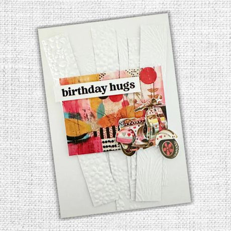 Paper Rose Studio Fireworks 3D Embossing Folder 32286 