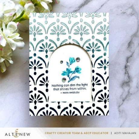 Altenew Shimmer Relief Paste - Sea Beryl