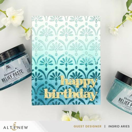 Altenew Shimmer Relief Paste - Sea Beryl
