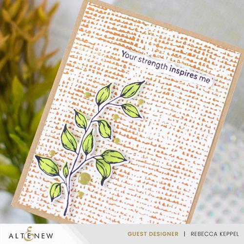 Altenew Essential Textures: Rustic Burlap Press Plate/Foil Plate