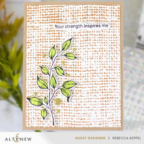 Altenew Essential Textures: Rustic Burlap Press Plate Set