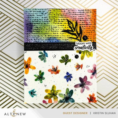 Altenew Essential Textures: Rustic Burlap Press Plate Set