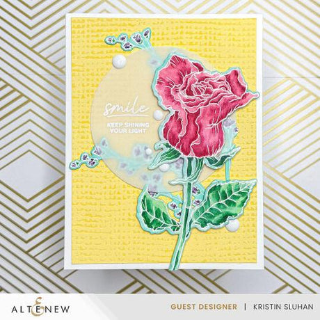 Altenew Essential Textures: Rustic Burlap Press Plate Set