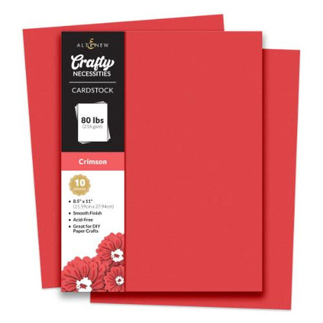 Altenew Crimson Cardstock (10 sheets/set)