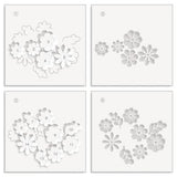 Altenew Bloom Cookies Layering Stencil Set (4 in 1)