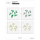 Altenew Gourmet Garland Layering Stencil Set (6 in 1)