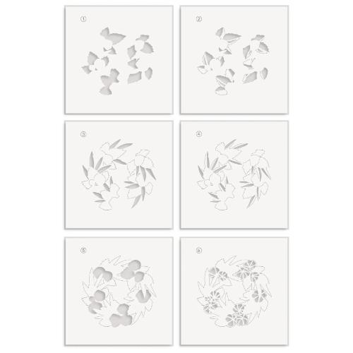 Altenew Gourmet Garland Layering Stencil Set (6 in 1)