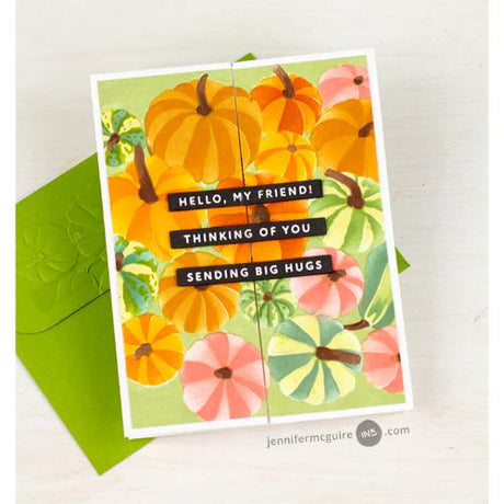 Altenew One-Go: Solid Sentiment Strips - Die Set