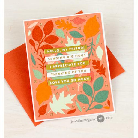 Altenew One-Go: Solid Sentiment Strips - Die Set