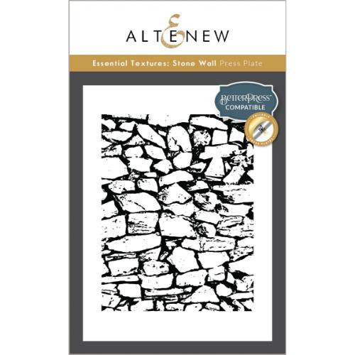 Altenew Essential Textures: Stone Wall Press Plate/Foil Plate