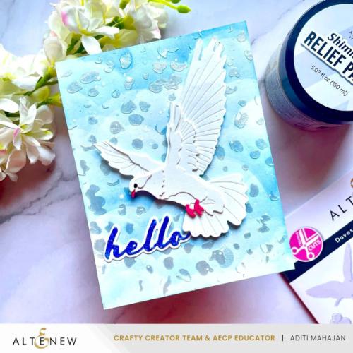 Altenew Dotted Pattern Background Stencil