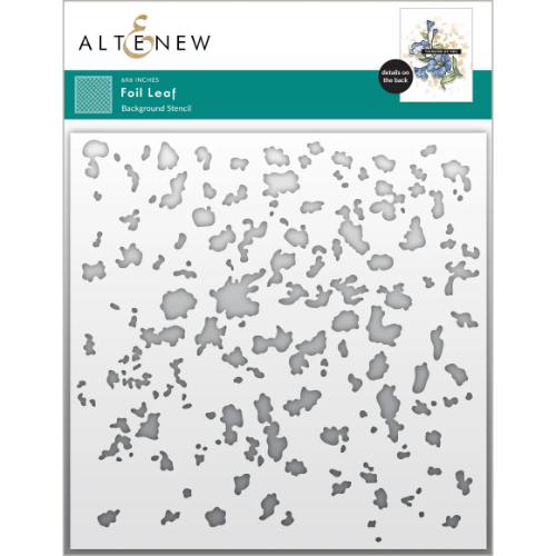 Altenew Foil Leaf Background Stencil