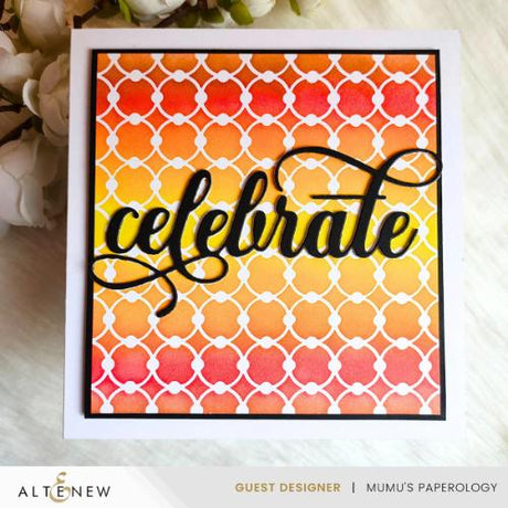 Altenew Linked Spots & Dots Background Stencil