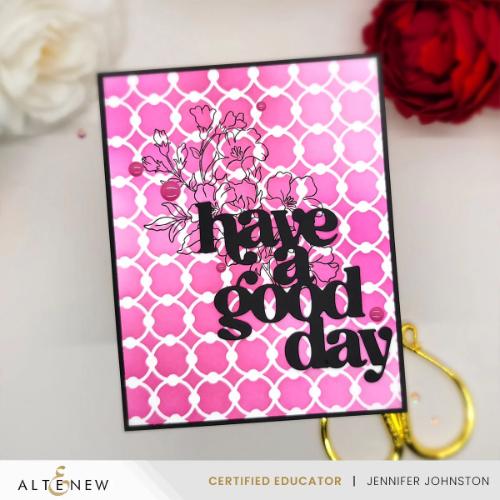 Altenew Linked Spots & Dots Background Stencil