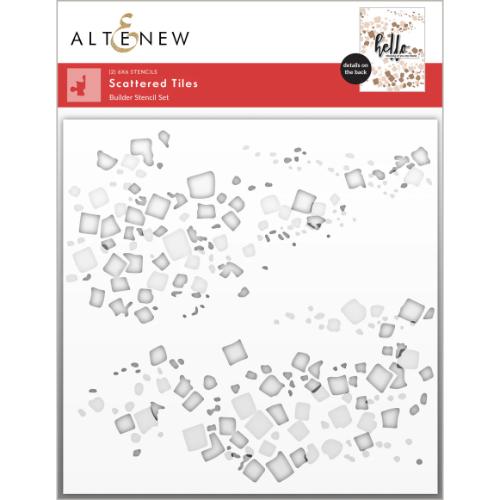 Altenew Scattered Tiles Builder Stencil Set (2 in 1)