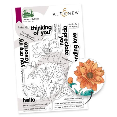 Altenew Build-A-Garden: Dreamy Dahlias and Add-on Die Bundle